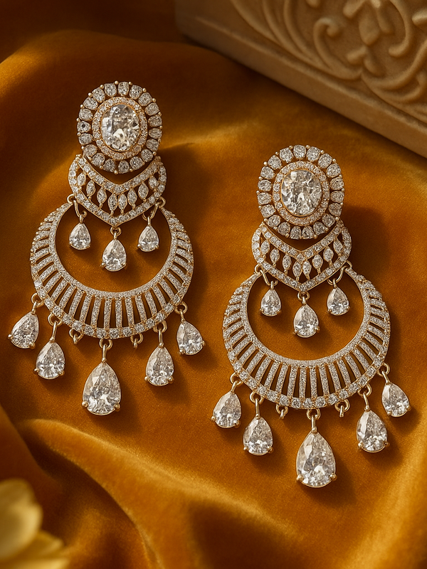 Celestial Diamond Chandelier Earrings