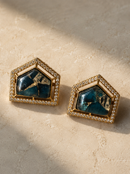 Teal Studs