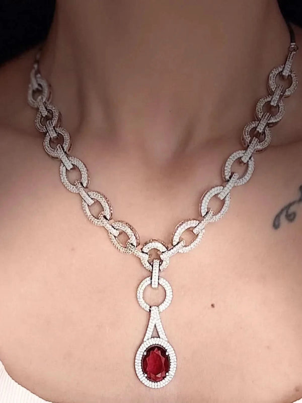 Crimson Link Diamond Set