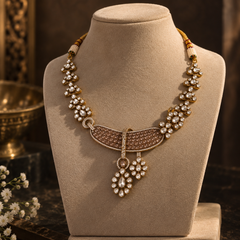Nooré Champagne Statement Necklace Set