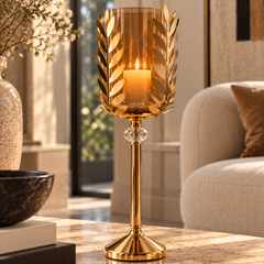 Aurelia Laurel Hurricane Candle Holder
