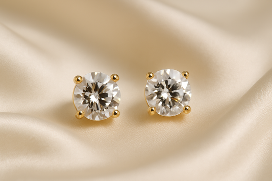 Aurora Solitaire Studs