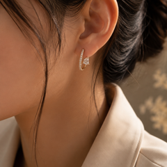 Celeste Solitaire Hoops