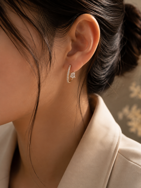 Celeste Solitaire Hoops