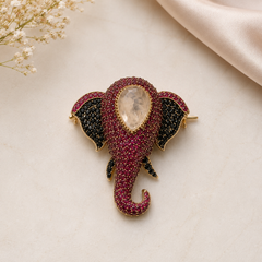 The Rani Elephant Brooch