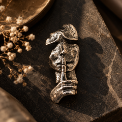 Khamosh Brooch