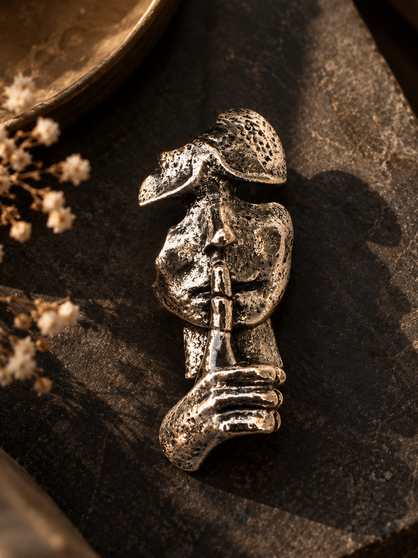 Khamosh Brooch