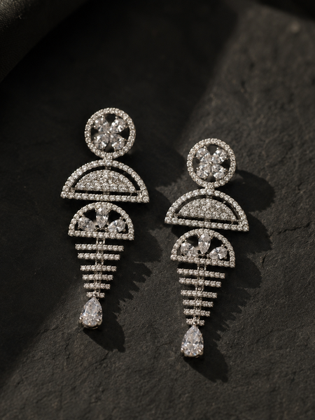 Celeste Crystal Drop Earrings