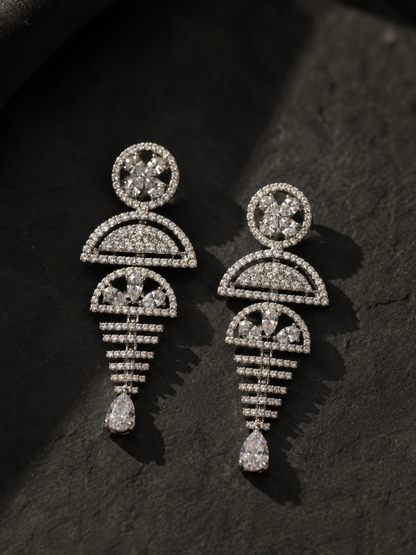 Celeste Crystal Drop Earrings
