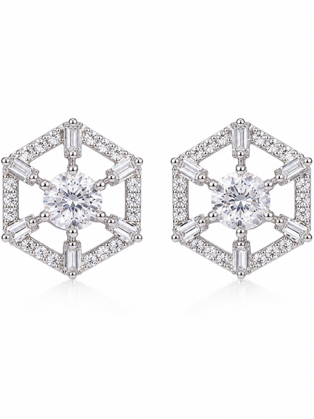 Celeste Geometric Studs