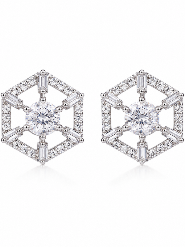 Celeste Geometric Studs
