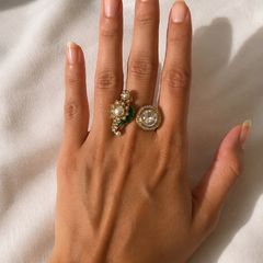 Morni Kundan Statement Ring