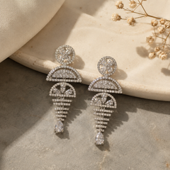 Celeste Crystal Drop Earrings