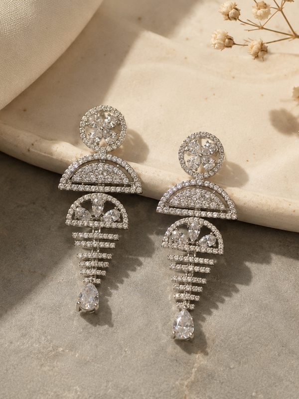 Celeste Crystal Drop Earrings