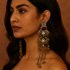 Mughal Charm Statement Earrings