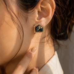 Teal Studs