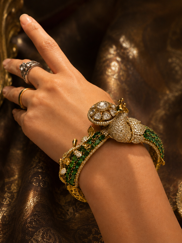 Mayura Emerald Maharani Bracelet