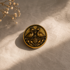Mayura Heritage Gold Button Cover