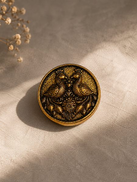 Mayura Heritage Gold Button Cover