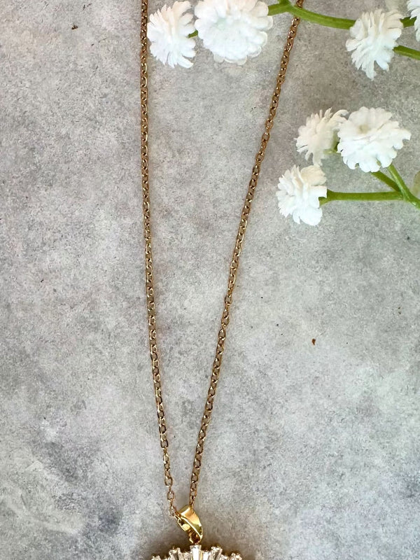 Evil Eye Pendant Necklace – Gold Polished, Adjustable Chain, Colourful Stones | Protection Jewelry