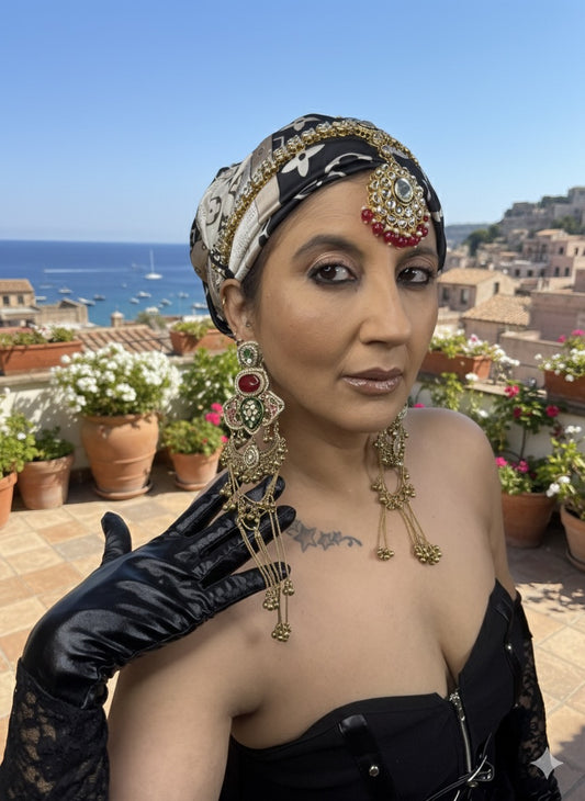 Mughal Charm Statement Earrings